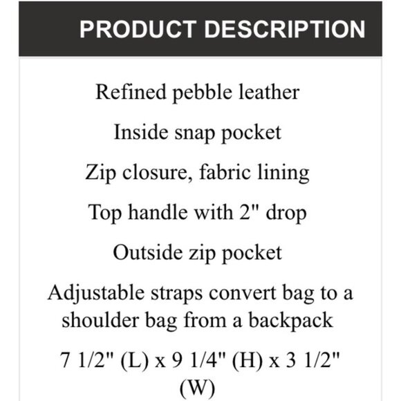 Coach Mini Charlie Rucksack Leather Backpack Blue Silver Hardware - Picture 13 of 13